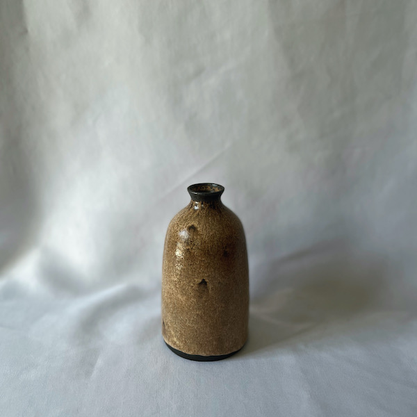 Vase, French White & Orange